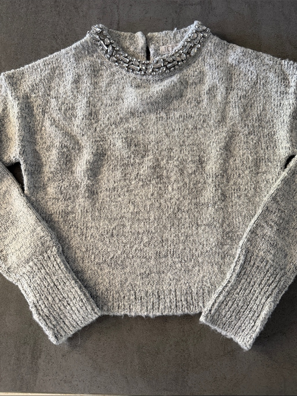 J. Crew Sparkle Embellished Crewneck Sweater - Picture 5 of 12